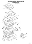 Diagram for 03 - Refrigerator Shelf Parts