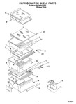Diagram for 03 - Refrigerator Shelf Parts