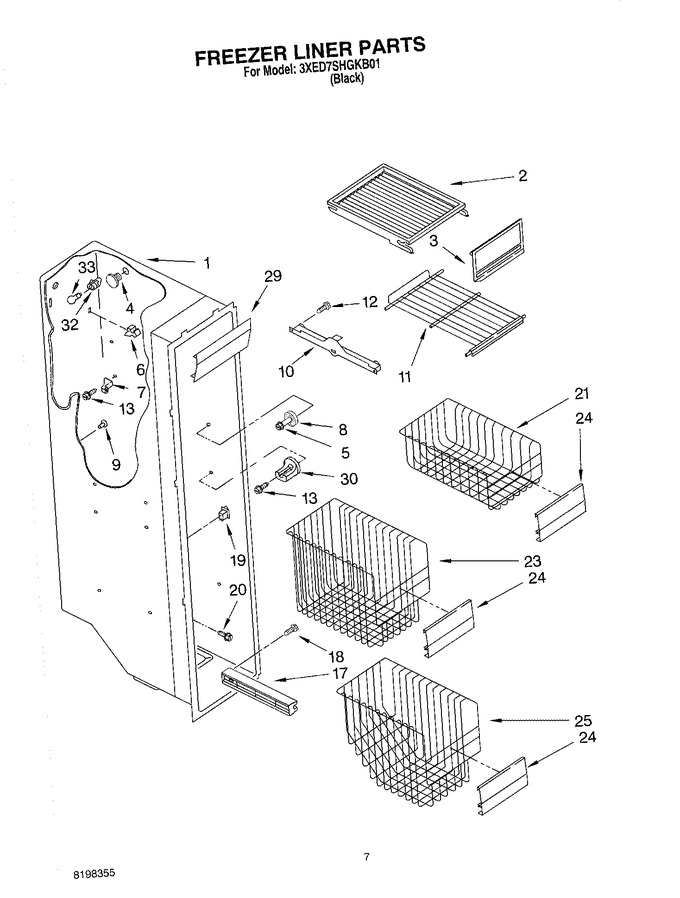 Diagram for 3XED7SHGKB01