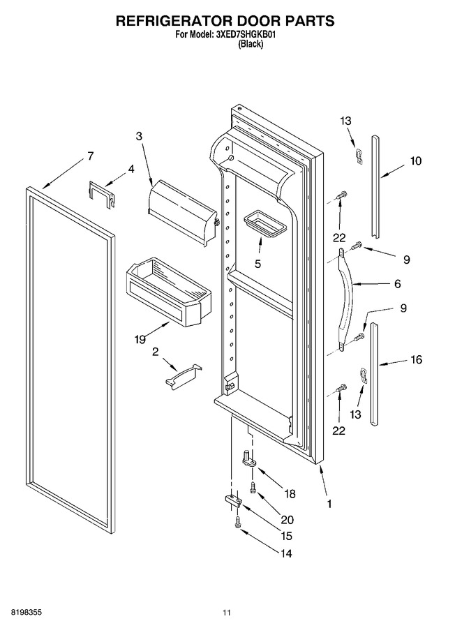 Diagram for 3XED7SHGKB01