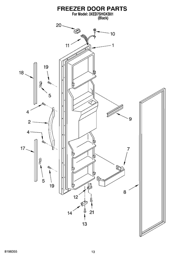 Diagram for 3XED7SHGKB01