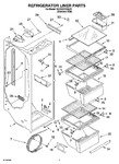 Diagram for 02 - Refrigerator Liner Parts