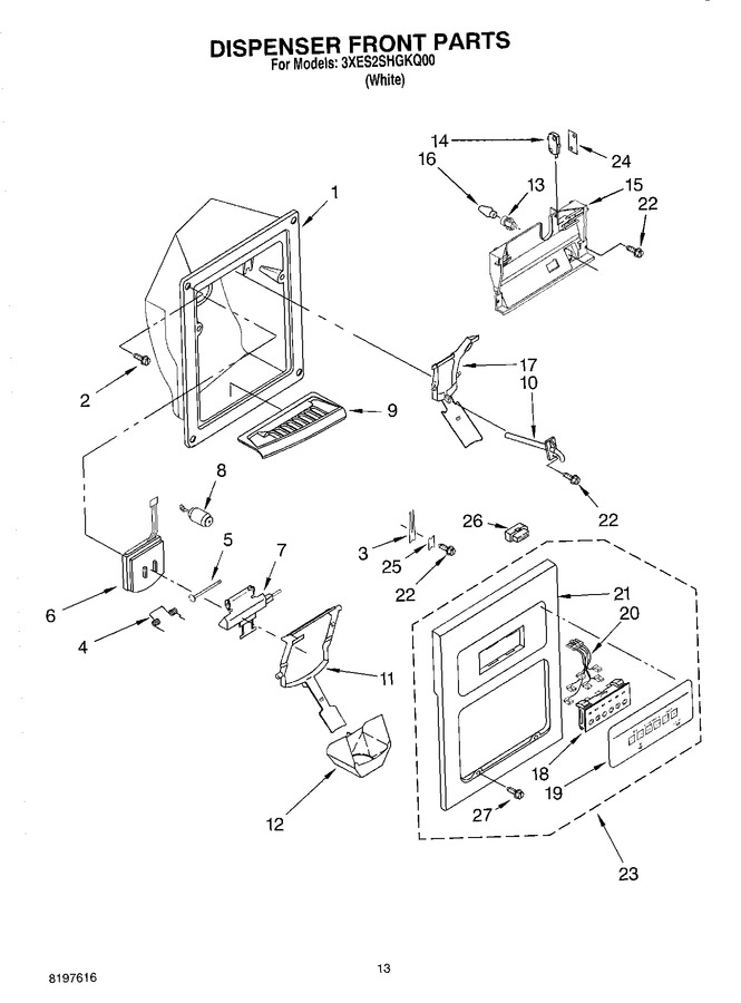 Diagram for 3XES2SHGKQ00