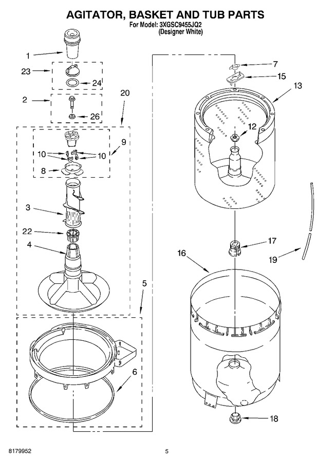 Diagram for 3XGSC9455JQ2