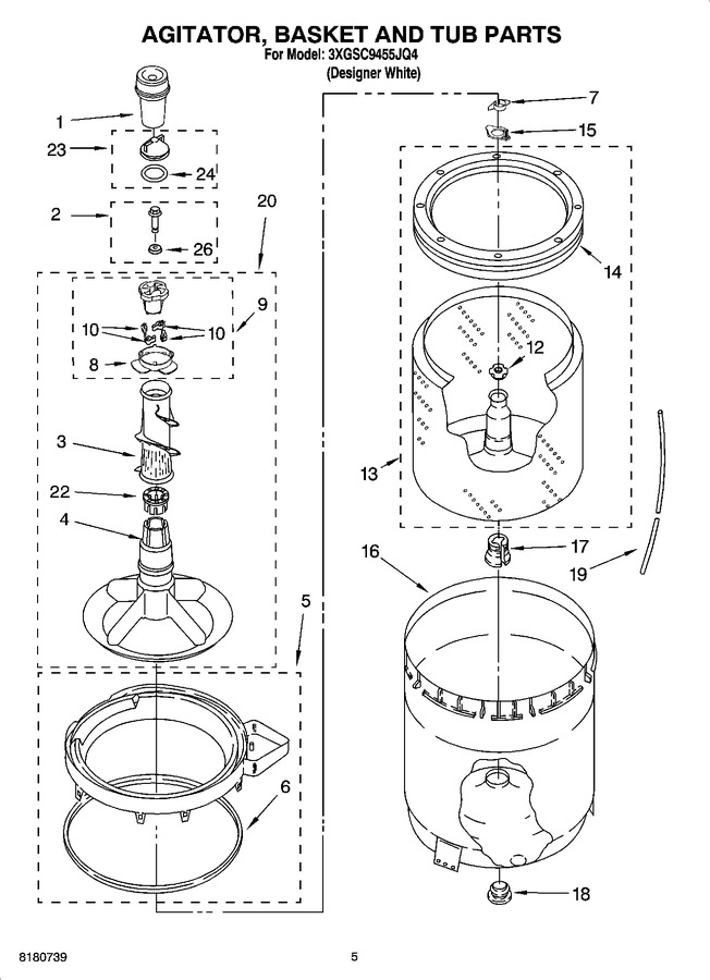 Diagram for 3XGSC9455JQ4