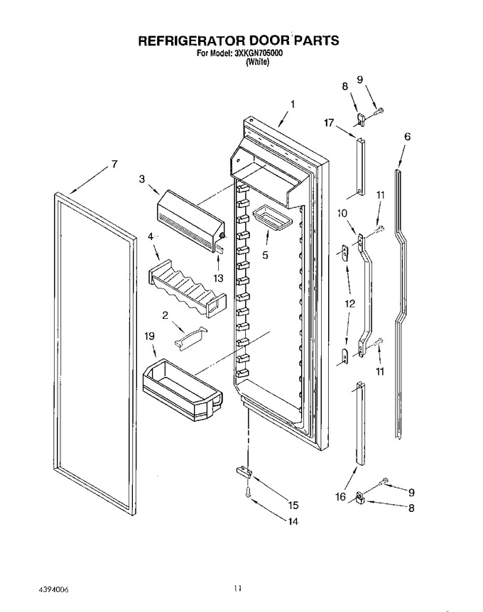 Diagram for 3XKGN705000