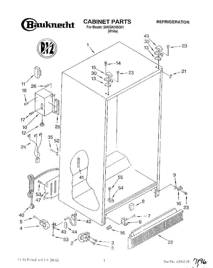 Diagram for 3XKGN705001
