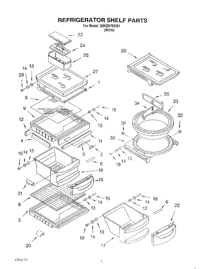 Diagram for 3XKGN705001
