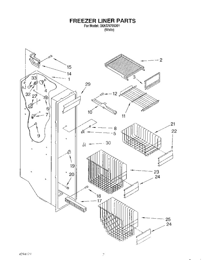 Diagram for 3XKGN705001