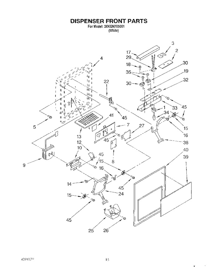 Diagram for 3XKGN705001