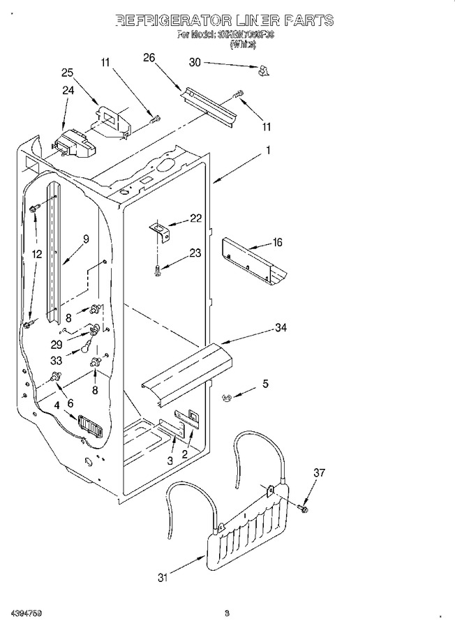 Diagram for 3XKGN7050F00