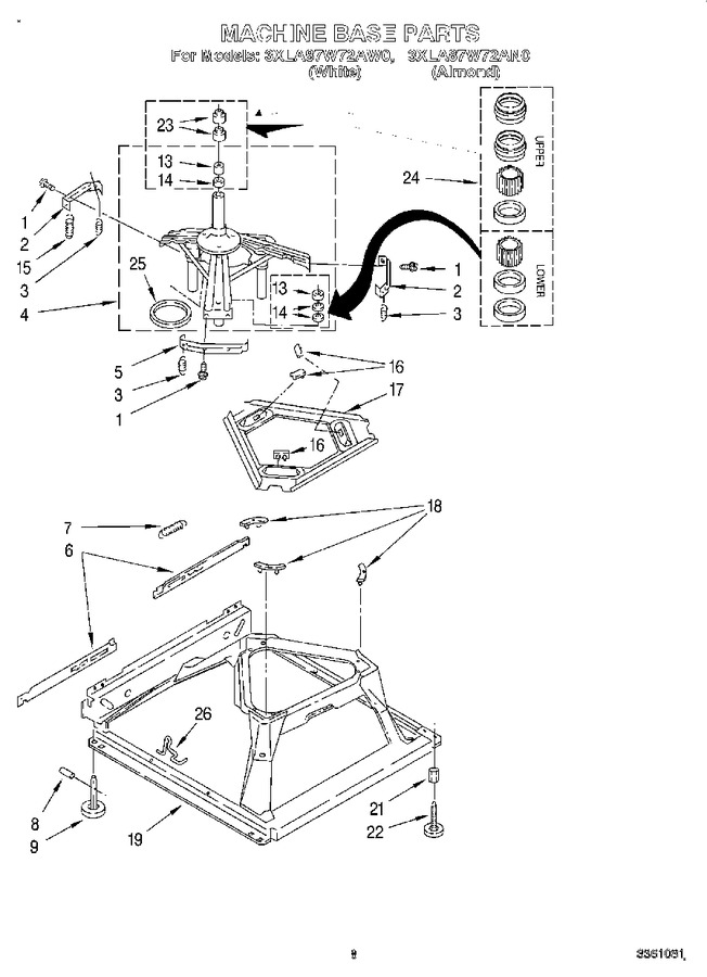 Diagram for 3XLA87W72AW0