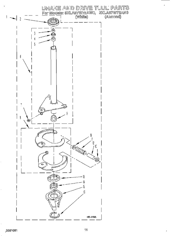 Diagram for 3XLA87W72AW0