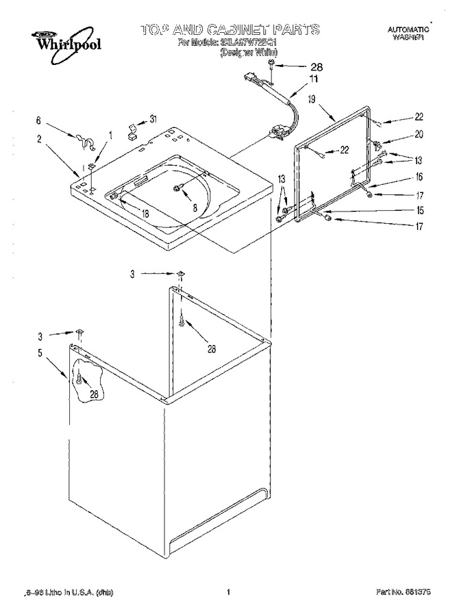 Diagram for 3XLA87W72BQ1
