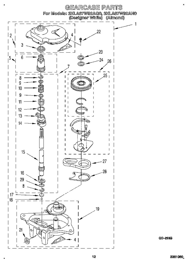 Diagram for 3XLA87W92AQ0