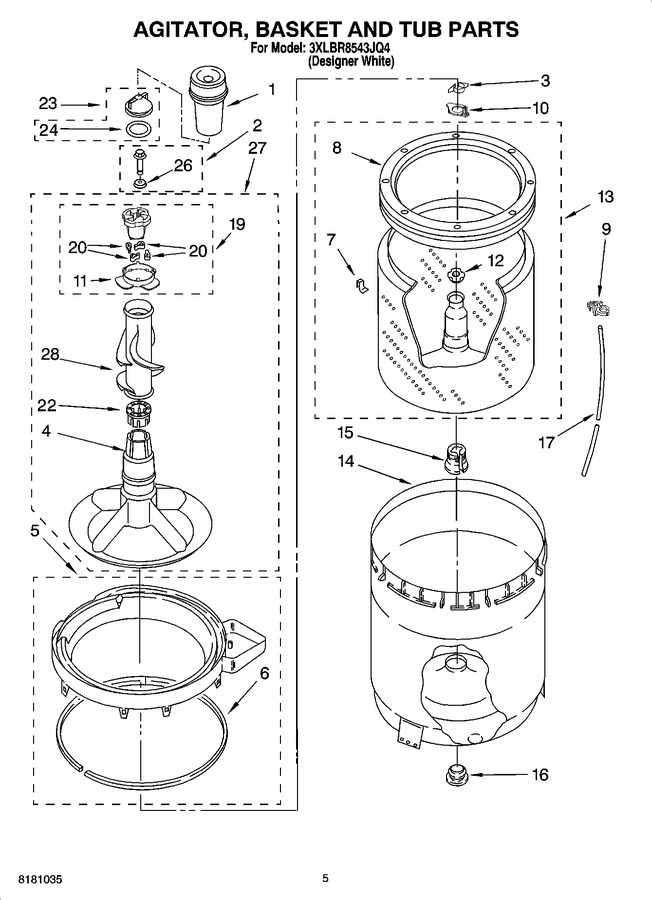 Diagram for 3XLBR8543JQ4