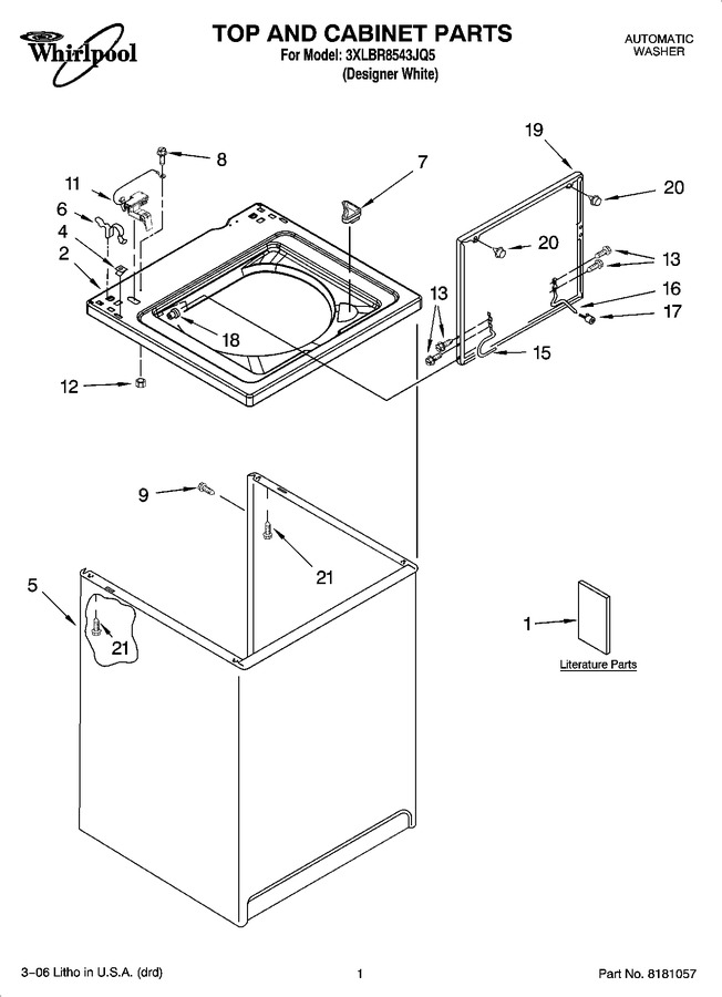 Diagram for 3XLBR8543JQ5