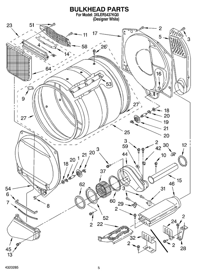 Diagram for 3XLER5437KQ0