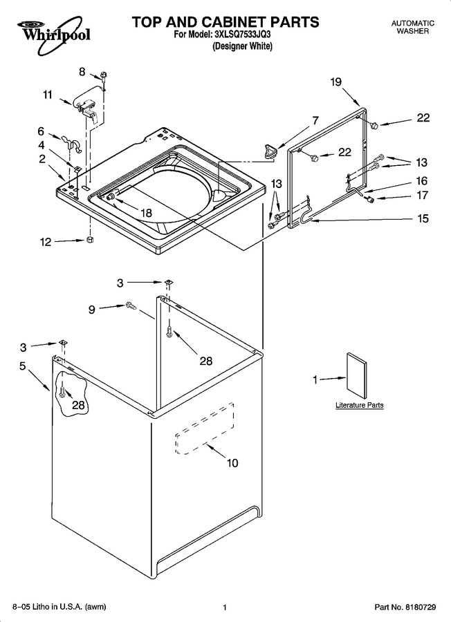 Diagram for 3XLSQ7533JQ3