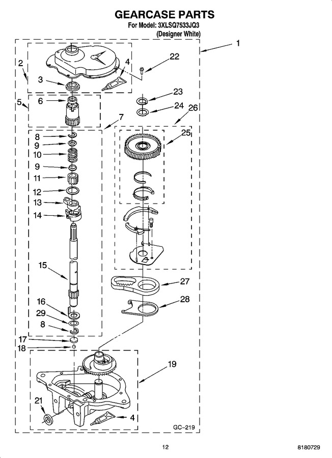 Diagram for 3XLSQ7533JQ3