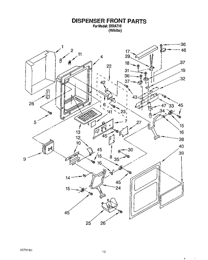 Diagram for 3XRA710