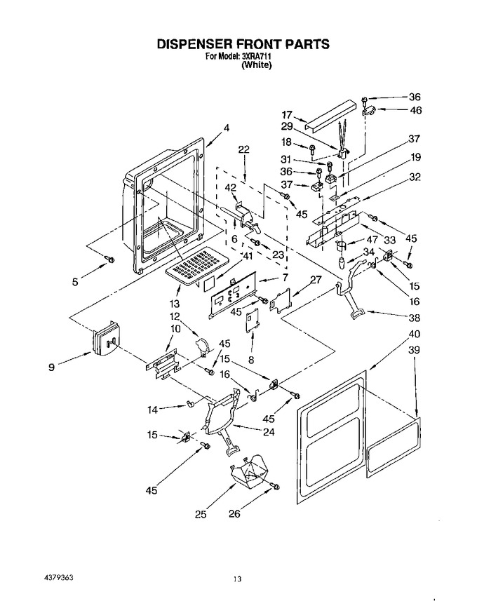 Diagram for 3XRA711