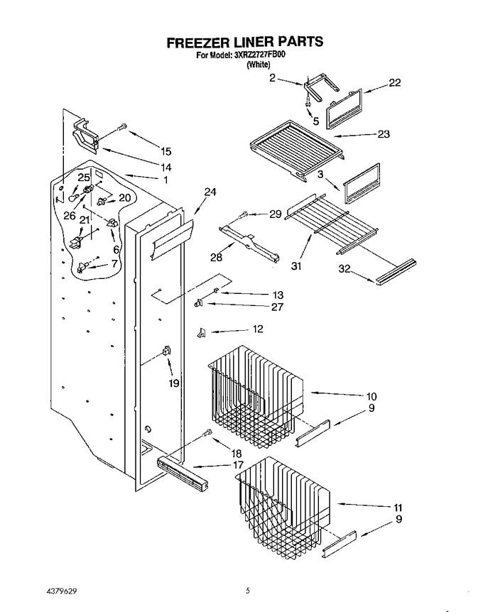 Diagram for 3XRZ2727FB00