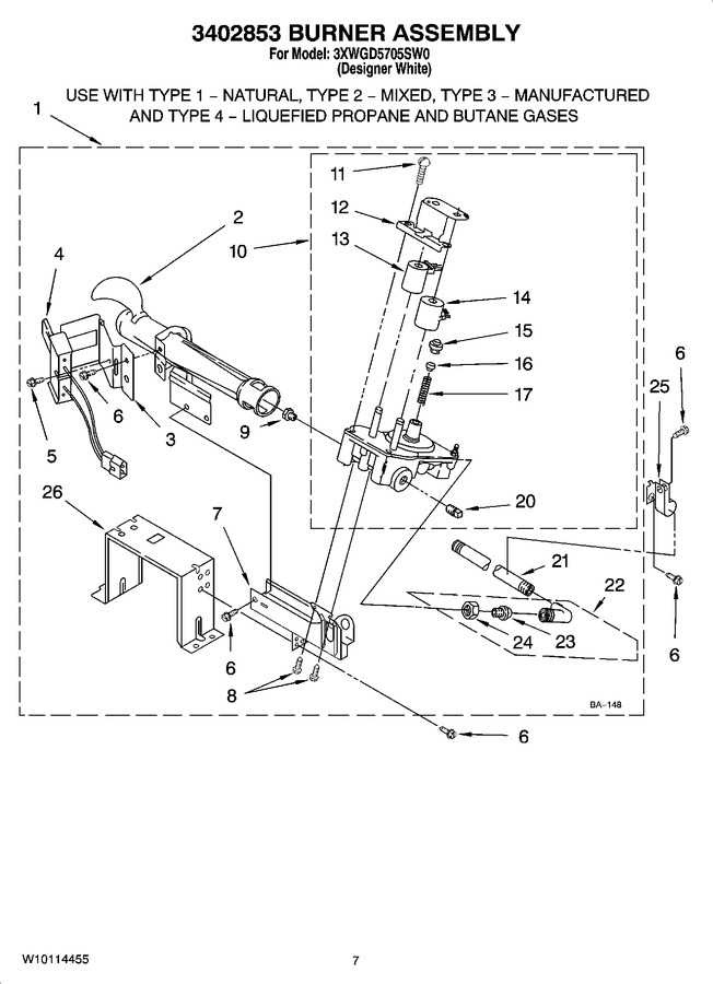 Diagram for 3XWGD5705SW0