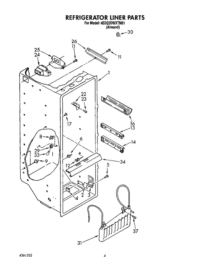 Diagram for 4ED22DWXTN01