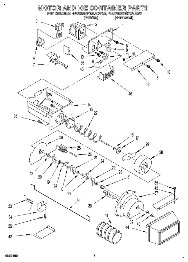 Diagram for 4ED25DQXAW00