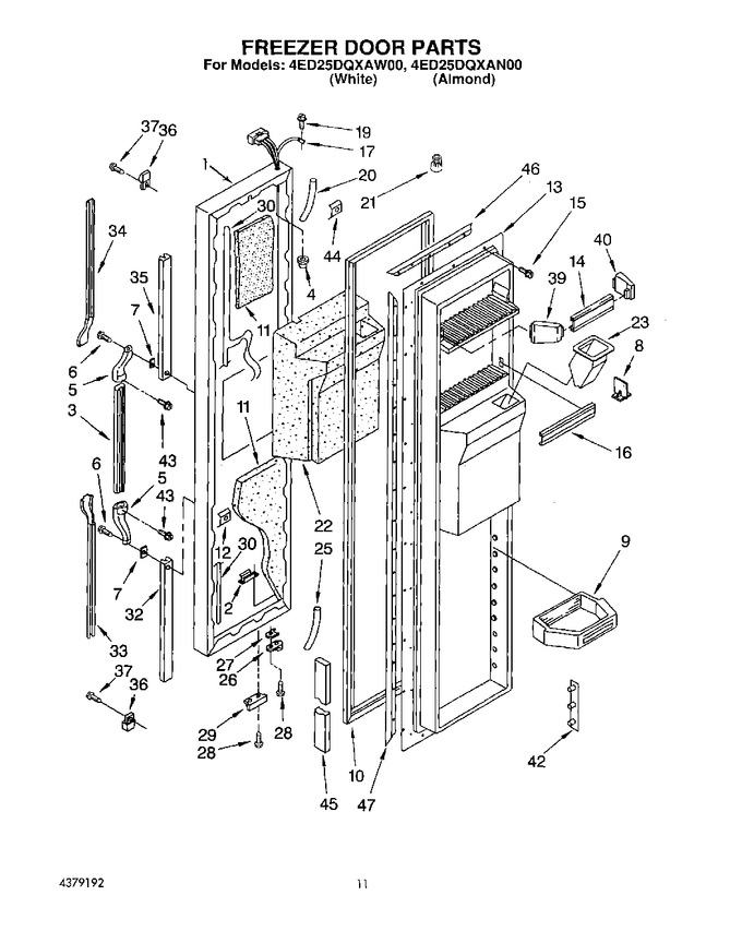 Diagram for 4ED25DQXAW00