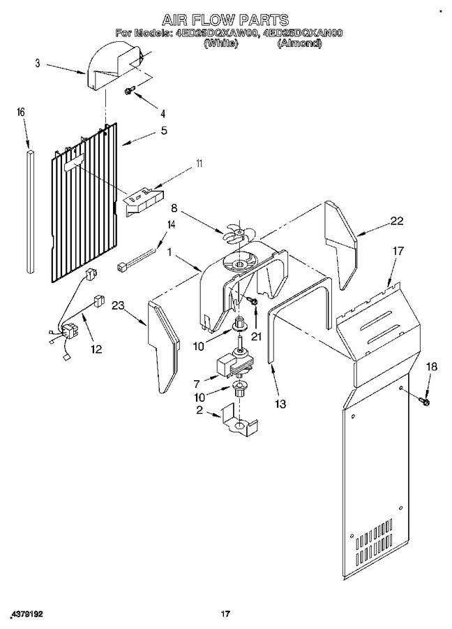 Diagram for 4ED25DQXAW00