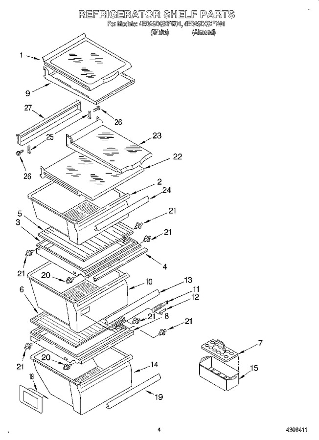 Diagram for 4ED25DQXFW01