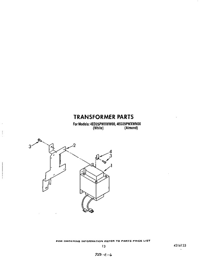 Diagram for 4ED25PWXWW00