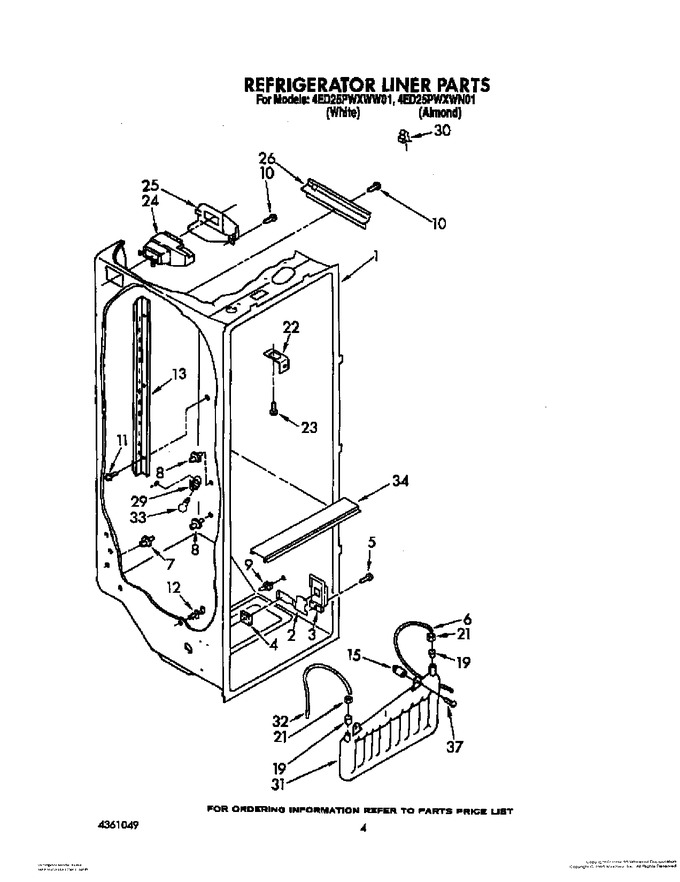 Diagram for 4ED25PWXWN01
