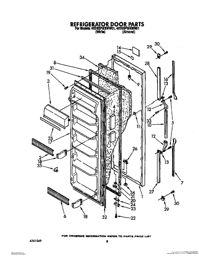 Diagram for 4ED25PWXWW01