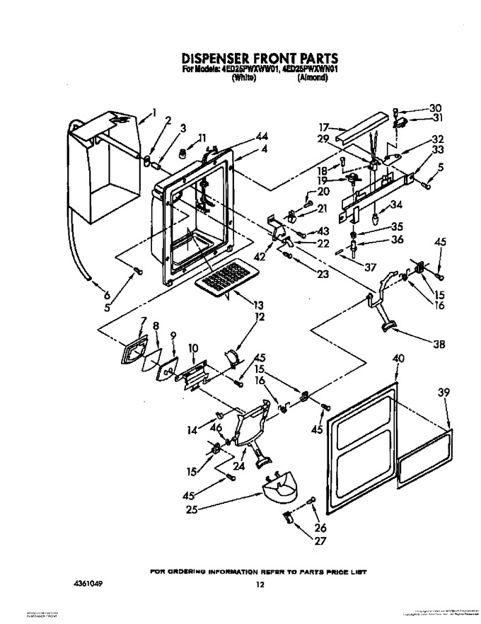 Diagram for 4ED25PWXWW01
