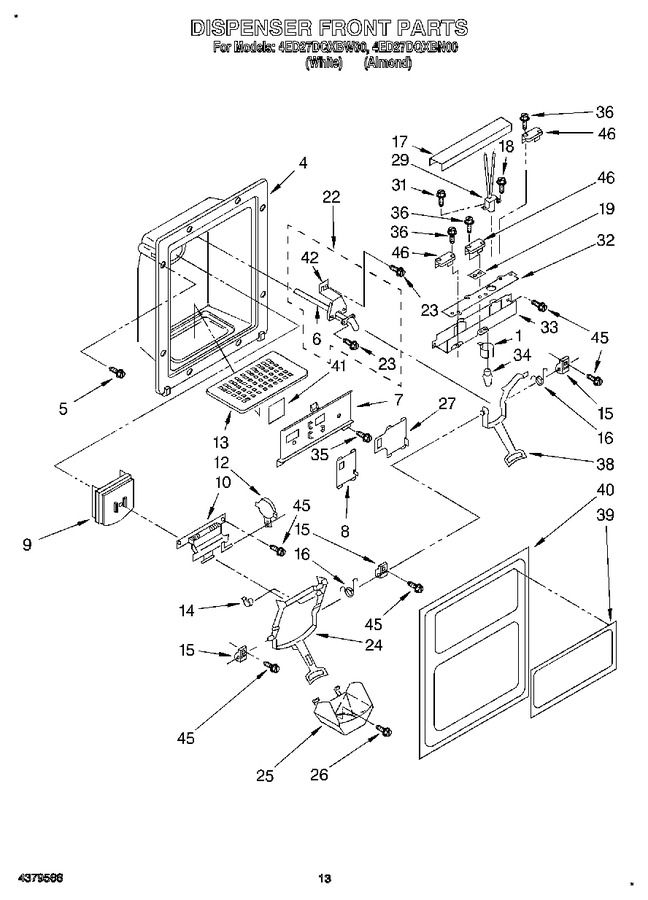 Diagram for 4ED27DQXBW00