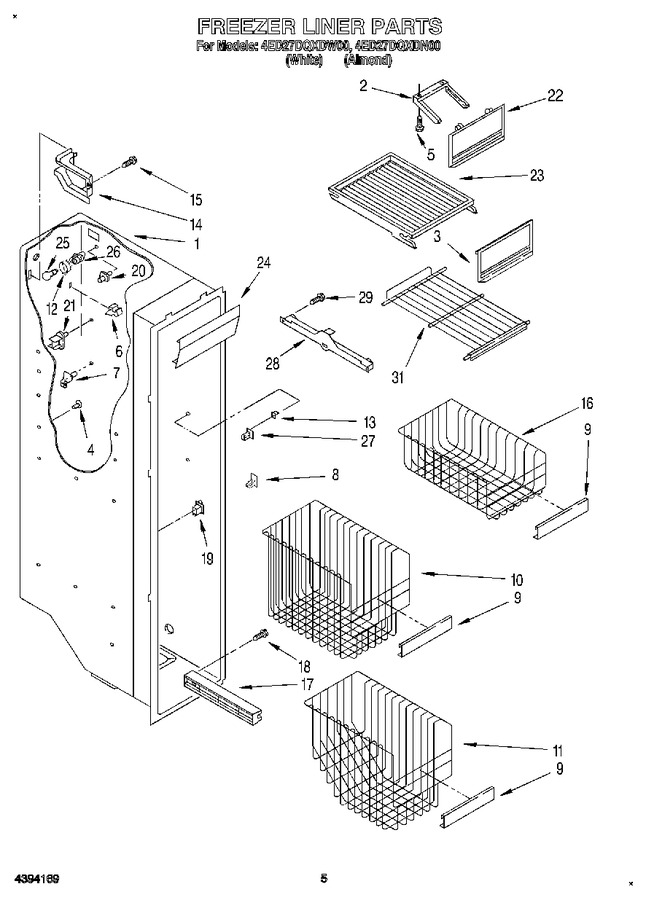 Diagram for 4ED27DQXDW00