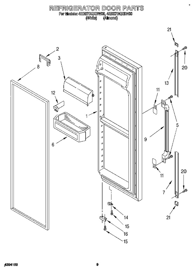 Diagram for 4ED27DQXDW00