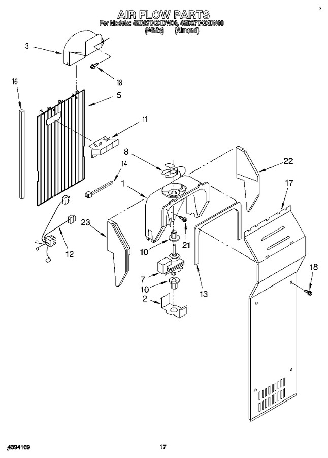 Diagram for 4ED27DQXDW00