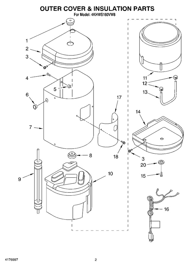 Diagram for 4KHWS160VW8