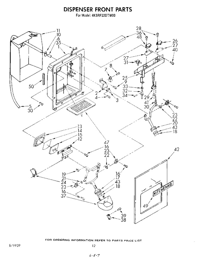 Diagram for 4KSRF22DTA00