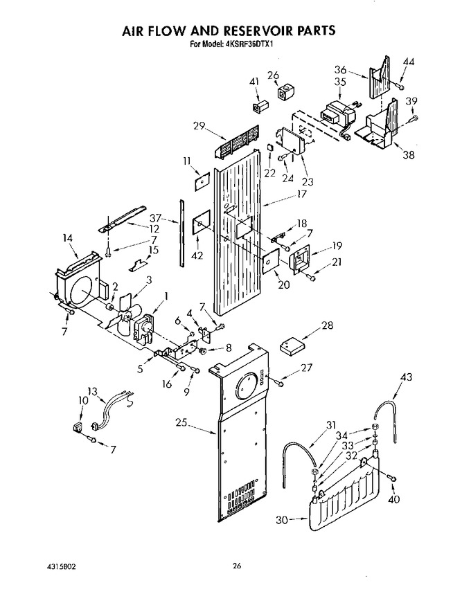 Diagram for 4KSRF36DTX1