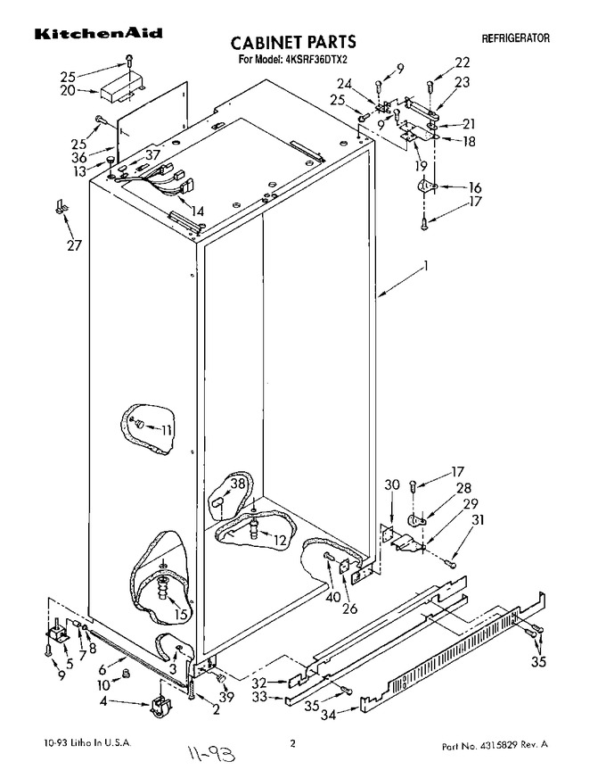 Diagram for 4KSRF36DTX2