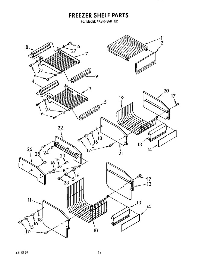 Diagram for 4KSRF36DTX2