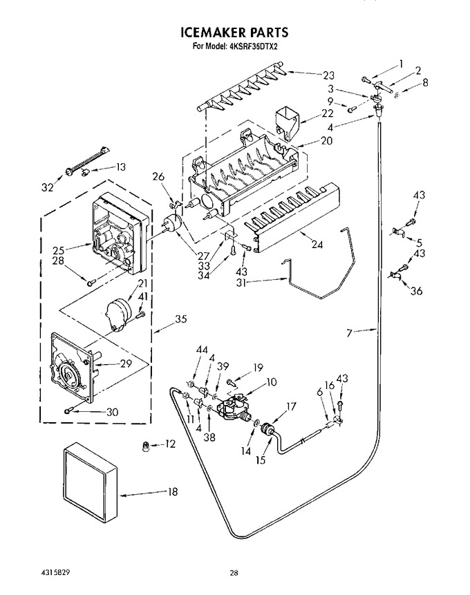 Diagram for 4KSRF36DTX2