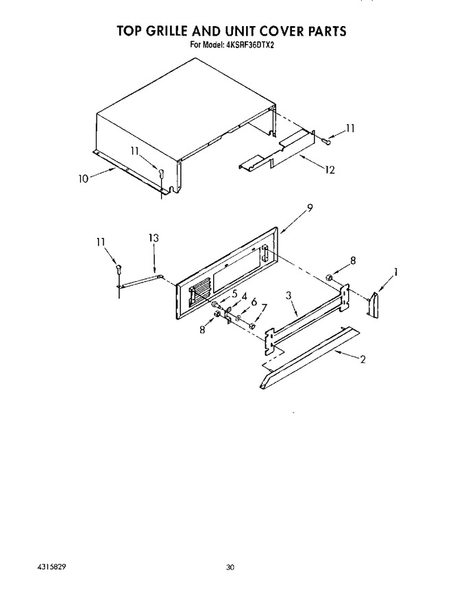 Diagram for 4KSRF36DTX2