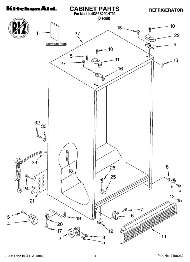 Diagram for 4KSRS22CHT02