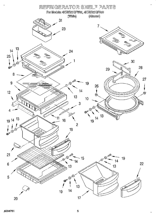 Diagram for 4KSRS22QFW00